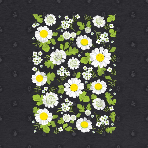 Daisy Flowers Pattern by lents